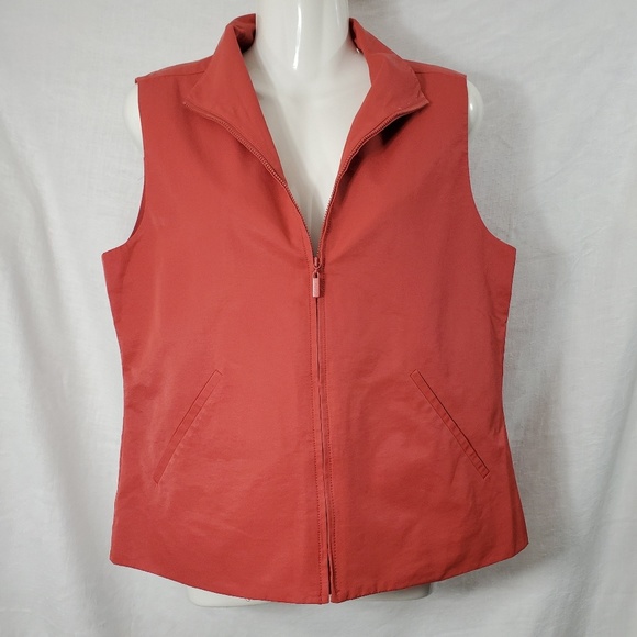 Eileen Fisher Nylon/Cotton Lightweight Vest - Picture 3 of 7